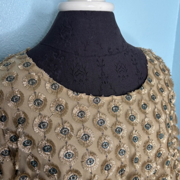 Calvin Klein Gold Blouse - Picture 4 of 13